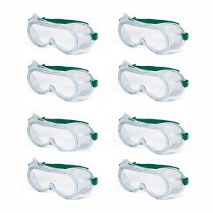 Dromex DV-11 Wide Vision Safety Goggles - 8 Pack