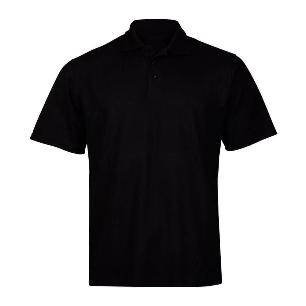 Dromex 100% Polyester Golf Shirt – Black