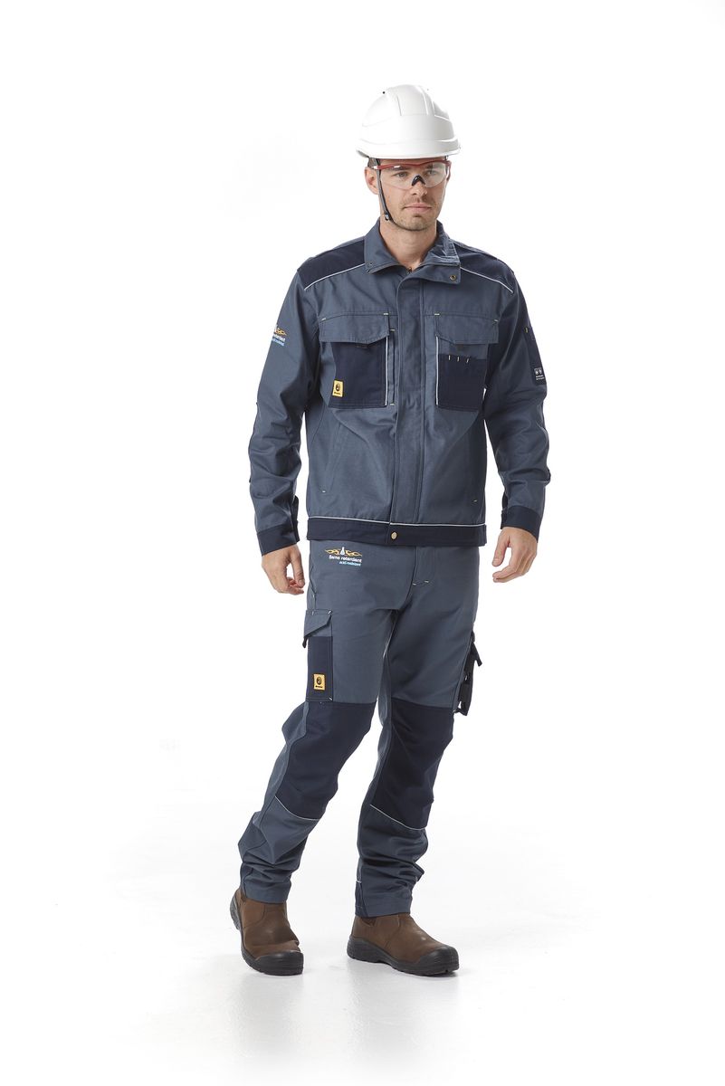 Dromex Utility Flame & Acid Jacket - Airforce Blue - view 2
