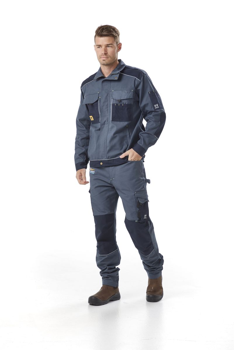 Dromex Utility Flame & Acid Jacket - Airforce Blue - view 3