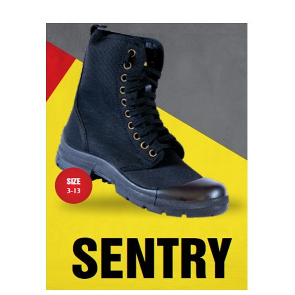 Sentry Canvas Security Boot - Black - Image 3